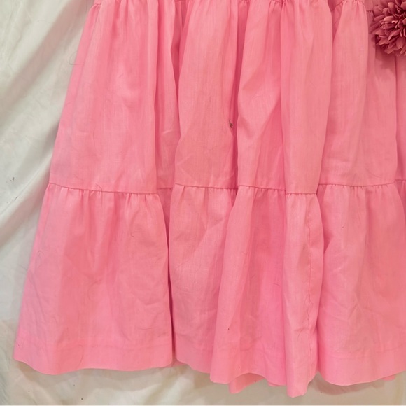 Blush Prairie Tiered Cottage Dress with Puff Sleeves - Picture 3 of 5